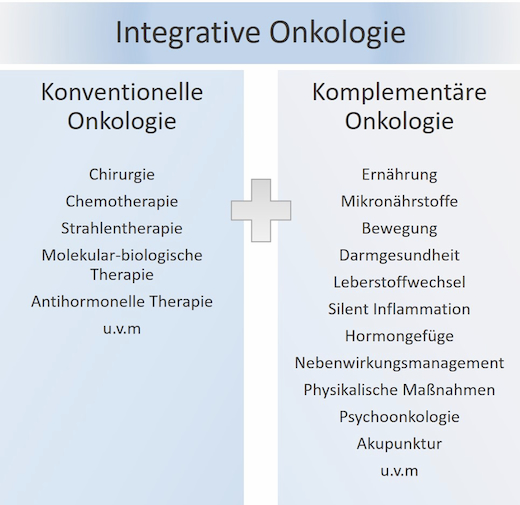 Schaubild integrative Onkologie