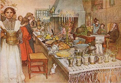 Carl Larsson, Julaftonen (Weihnachtsabend), 1904
